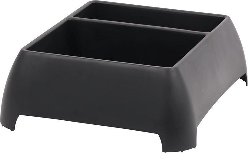 Moblorg Heavy Duty Storage Organizer for Vehicle Trunk, Garage, Under Sink Organizer, Recycled Plastic, Made in USA (Black) - Image 1